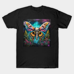 VIBRANT VISIONS (DEATH-HEAD MOTH) T-Shirt